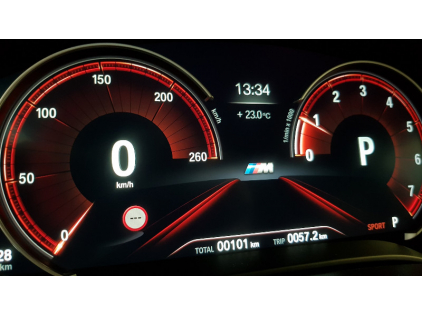 LED панель приборов BMW X3 и X4 (щиток приборов БМВ Г01 2018, 2019)